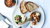 Fava Bean Bruschetta with Chicory and Red Onion Fava Bean Bruschetta with Chicory and Red Onion