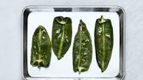 Veggie Chiles Rellenos with Avocado Salsa and Zesty Crema Veggie Chiles Rellenos with Avocado Salsa and Zesty Crema