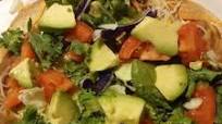 Whole wheat tostada Whole wheat tostada