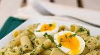 Pesto Pasta Recipe with Soft Boiled Egg Pesto Pasta Recipe with Soft Boiled Egg