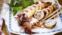Braised squid stuffed with pork Braised squid stuffed with pork