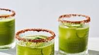 Spicy Cucumber, Cilantro + Lime Margarita with Tajin Rim - 2