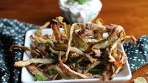 Air fried potato peels Air fried potato peels