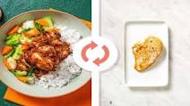 Pinoy-Style Chicken Breast Adobo with Garlic Rice Pinoy-Style Chicken Breast Adobo with Garlic Rice