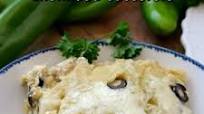 Hatch Green Chile Chicken Enchilada Casserole Hatch Green Chile Chicken Enchilada Casserole