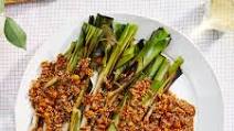 Grilled Leeks With Brown Butter and Spiced Hazelnuts Grilled Leeks With Brown Butter and Spiced Hazelnuts
