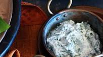 Spinach raita Spinach raita