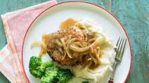 Chicken-Fried Hamburger Steaks with Onion Gravy Chicken-Fried Hamburger Steaks with Onion Gravy
