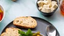 Greek Vegetable Stew with Tofu “Feta” Greek Vegetable Stew with Tofu “Feta”
