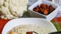 Cauliflower and Bacon Soup Cauliflower and Bacon Soup