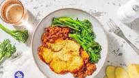 Beef Mince, Bean and Red Wine Hotpot with Cheddar Cheese and Tenderstem® Broccoli Beef Mince, Bean and Red Wine Hotpot with Cheddar Cheese and Tenderstem® Broccoli