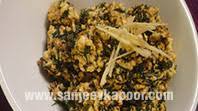 Palak Paneer Bhurji Palak Paneer Bhurji