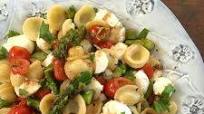 Roasted Asparagus Caprese Pasta Salad Roasted Asparagus Caprese Pasta Salad