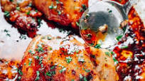 Baked Honey Garlic Chicken Thighs Baked Honey Garlic Chicken Thighs