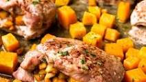 Sheet Pan Apple Stuffed Pork Chops with Butternut Squash Sheet Pan Apple Stuffed Pork Chops with Butternut Squash