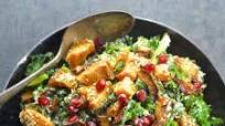 Vegan Kale Caesar Salad With Mushroom Bacon Bits Vegan Kale Caesar Salad With Mushroom Bacon Bits