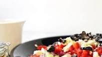 Greek Rainbow Vegetable Salad Greek Rainbow Vegetable Salad