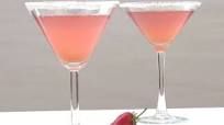Strawberry-Rhubarb Pie Martini Strawberry-Rhubarb Pie Martini