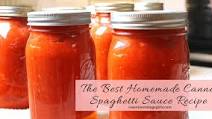 The Best Homemade Canned Spaghetti Sauce Recipe - The Best Homemade Canned Spaghetti Sauce Recipe -