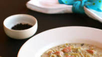 Creamy Leek & Salmon Soup Creamy Leek & Salmon Soup