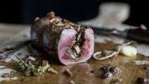 Mushroom Stuffed Venison Roast Mushroom Stuffed Venison Roast