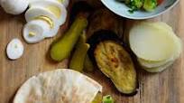 Israeli Roast Eggplant, Hummus and Pickle Sandwiches Israeli Roast Eggplant, Hummus and Pickle Sandwiches
