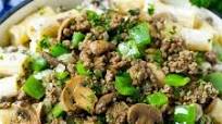 Philly Cheesesteak Pasta Philly Cheesesteak Pasta