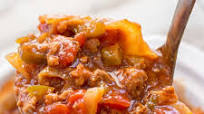 Slow Cooker Cabbage Roll Soup (keto + low carb) Slow Cooker Cabbage Roll Soup (keto + low carb)