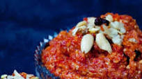 Gajar ka halwa with khoya Gajar ka halwa with khoya