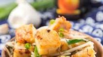 Pan-Fried Turnip Cake with XO Sauce Pan-Fried Turnip Cake with XO Sauce