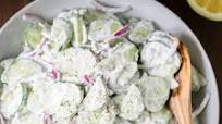 Creamy Cucumber Salad Recipe Creamy Cucumber Salad Recipe