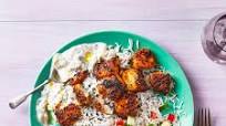 Tandoori Basa With Mint Raita And Kachumber Salad Tandoori Basa With Mint Raita And Kachumber Salad