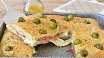Focaccia con Pasta Pizza Ripiena RICETTA anche da Antipasto facile Focaccia con Pasta Pizza Ripiena RICETTA anche da Antipasto facile