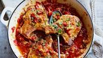 Skillet-Braised Pork Chops in Roasted Garlic Pasta Sauce Recipe - Kraft Canada Skillet-Braised Pork Chops in Roasted Garlic Pasta Sauce Recipe - Kraft Canada