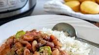 Pressure Cooker / Instant Pot Cajun 15 Bean Soup with Rice and Sausage Pressure Cooker / Instant Pot Cajun 15 Bean Soup with Rice and Sausage