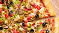 Vegan Pizza with Tempeh Sausage Vegan Pizza with Tempeh Sausage