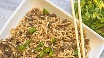 Ground Mongolian Beef Ramen Ground Mongolian Beef Ramen