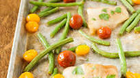 Butter and Soy Sauce Sheet Pan Fish Dinner Butter and Soy Sauce Sheet Pan Fish Dinner