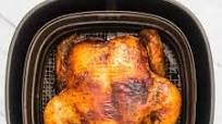 Air Fryer Whole Chicken (With Garlic Lemon Gravy) Air Fryer Whole Chicken (With Garlic Lemon Gravy)
