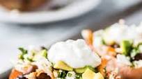 Chicken Enchilada Stuffed Sweet Potatoes Chicken Enchilada Stuffed Sweet Potatoes