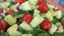 Atkins Cucumber-Avocado Salad With Cumin Dressing Atkins Cucumber-Avocado Salad With Cumin Dressing
