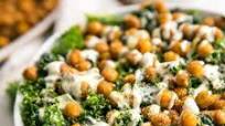 Vegan Kale Caesar Salad Vegan Kale Caesar Salad