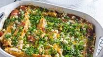 Low FODMAP Chicken Enchiladas Low FODMAP Chicken Enchiladas