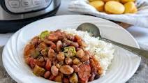 Instant Pot Cajun 15 BEAN SOUP® with Rice and Sausage Instant Pot Cajun 15 BEAN SOUP® with Rice and Sausage