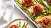 Sheet Pan Orange Chicken with Garlicky Green Beans Sheet Pan Orange Chicken with Garlicky Green Beans
