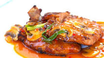 Sticky Pork Chops With Orange Sauce Sticky Pork Chops With Orange Sauce