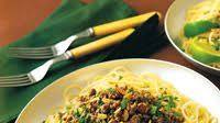 Thai-style Beef Salad over Angel-Hair Pasta Thai-style Beef Salad over Angel-Hair Pasta