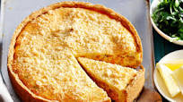 Cheesy salmon pie Cheesy salmon pie