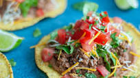 10 Minute Beef Tostadas 10 Minute Beef Tostadas