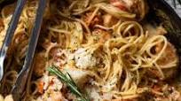 Parmesan Garlic Shrimp Scampi with Linguine Parmesan Garlic Shrimp Scampi with Linguine
